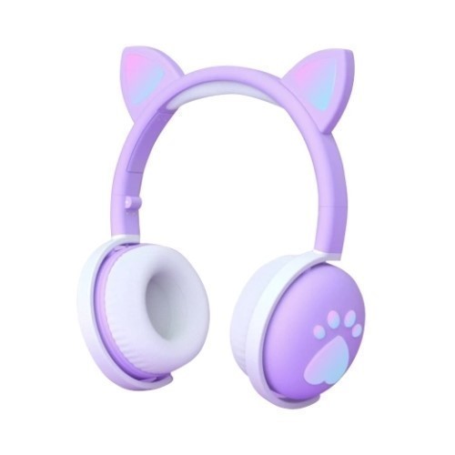 AURICULAR BK1 LILA/BLANCO CAT INALAMBRICO